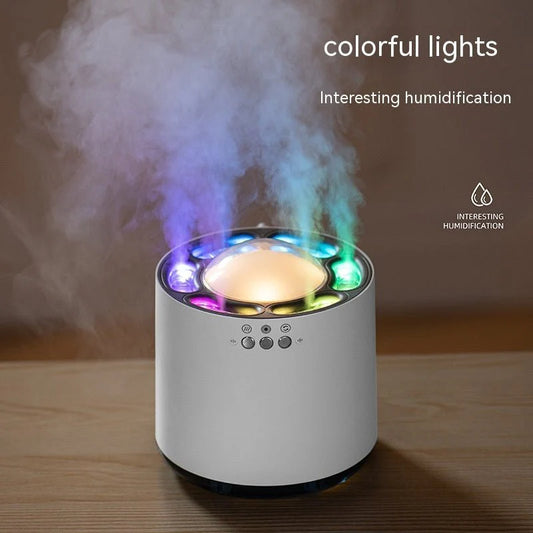 Ultrasonic Hydration Tower – 800ml Smart Mist Diffuser with Light & Music Sync