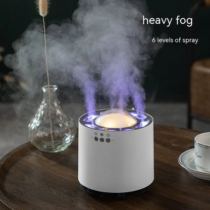 Ultrasonic Hydration Tower – 800ml Smart Mist Diffuser with Light & Music Sync