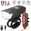 USB Rechargeable Bicycle LED Light Sett