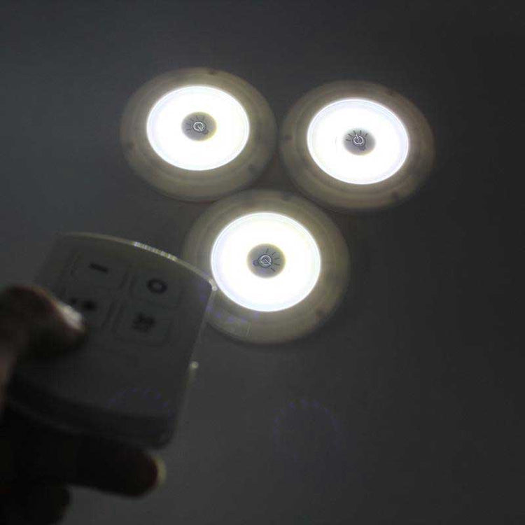 Wireless LED Light Set 3-Pack with Remote