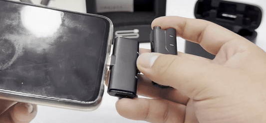 Hepu - Wireless Microphone | Clip-On Lavalier Mic for Smartphones, Cameras & More